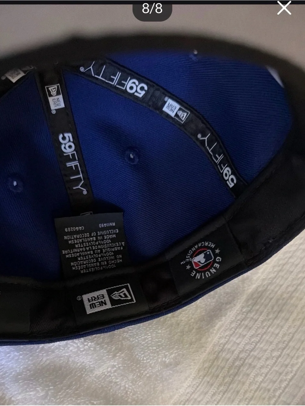 Born X RaisedLos Angeles Dodgers New Era 2024 Champions FittedHat size:7 New